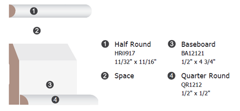 Half Round HR0917